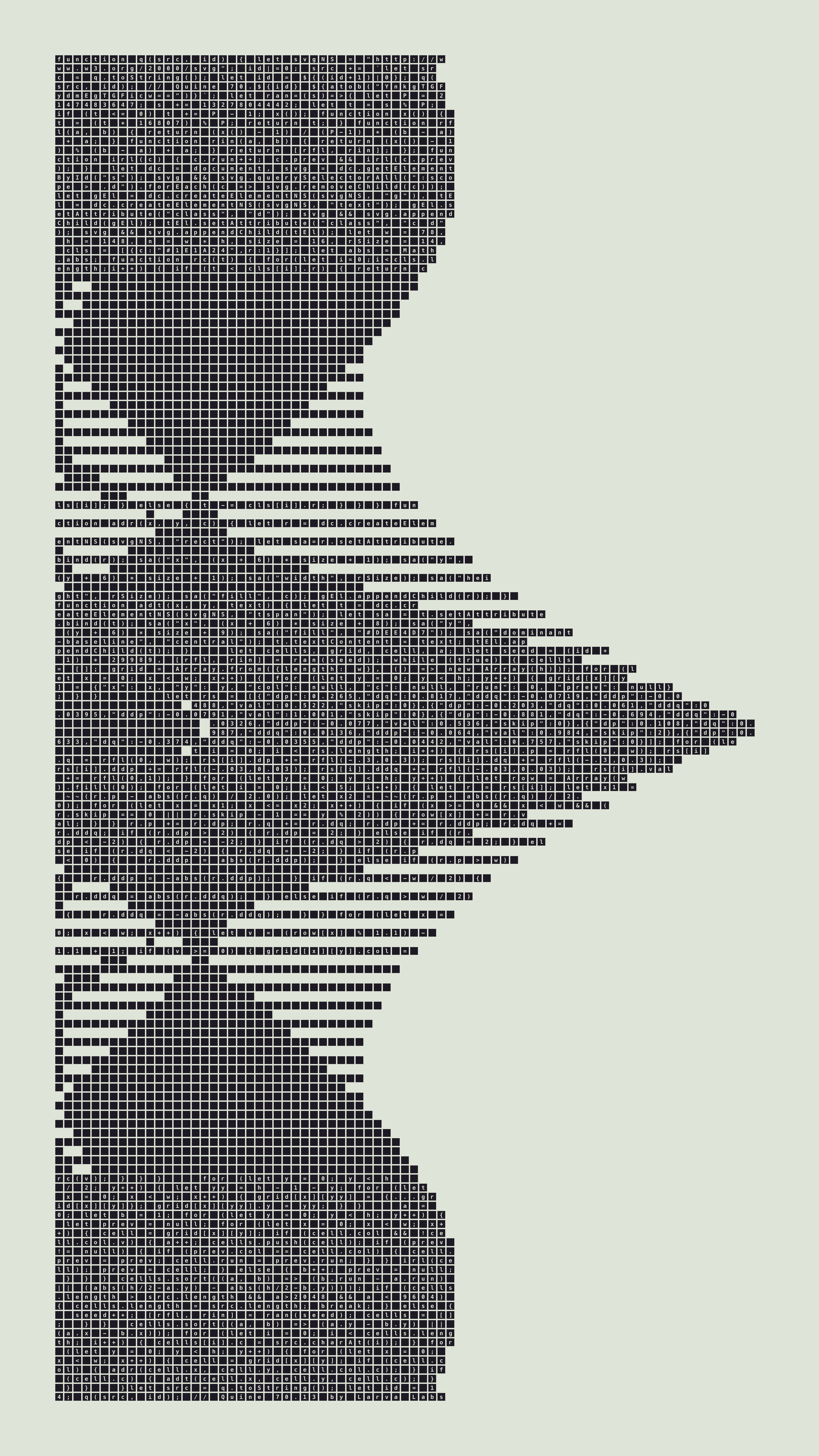 Quine #70 — Generation 13