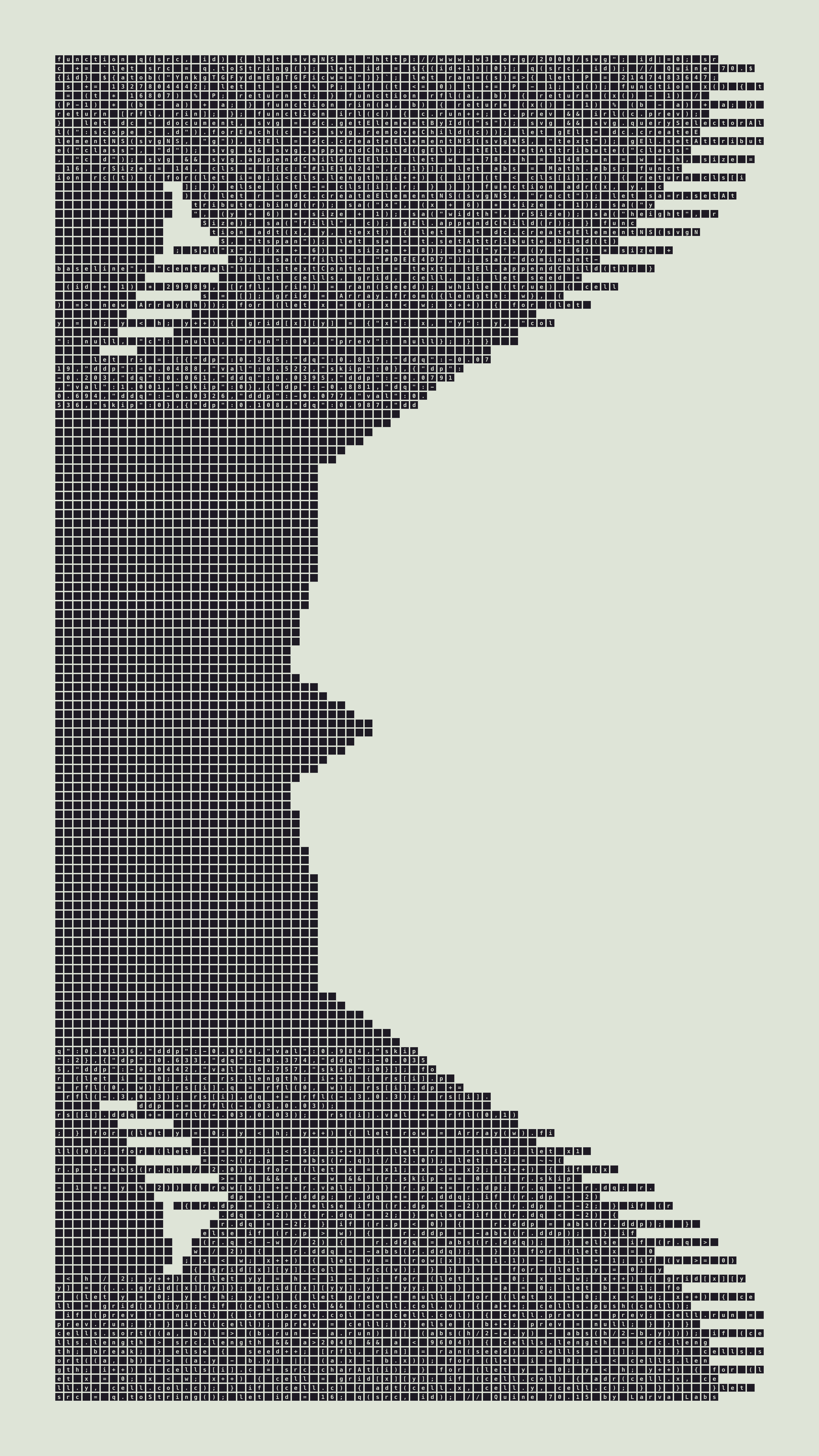 Quine #70 — Generation 15