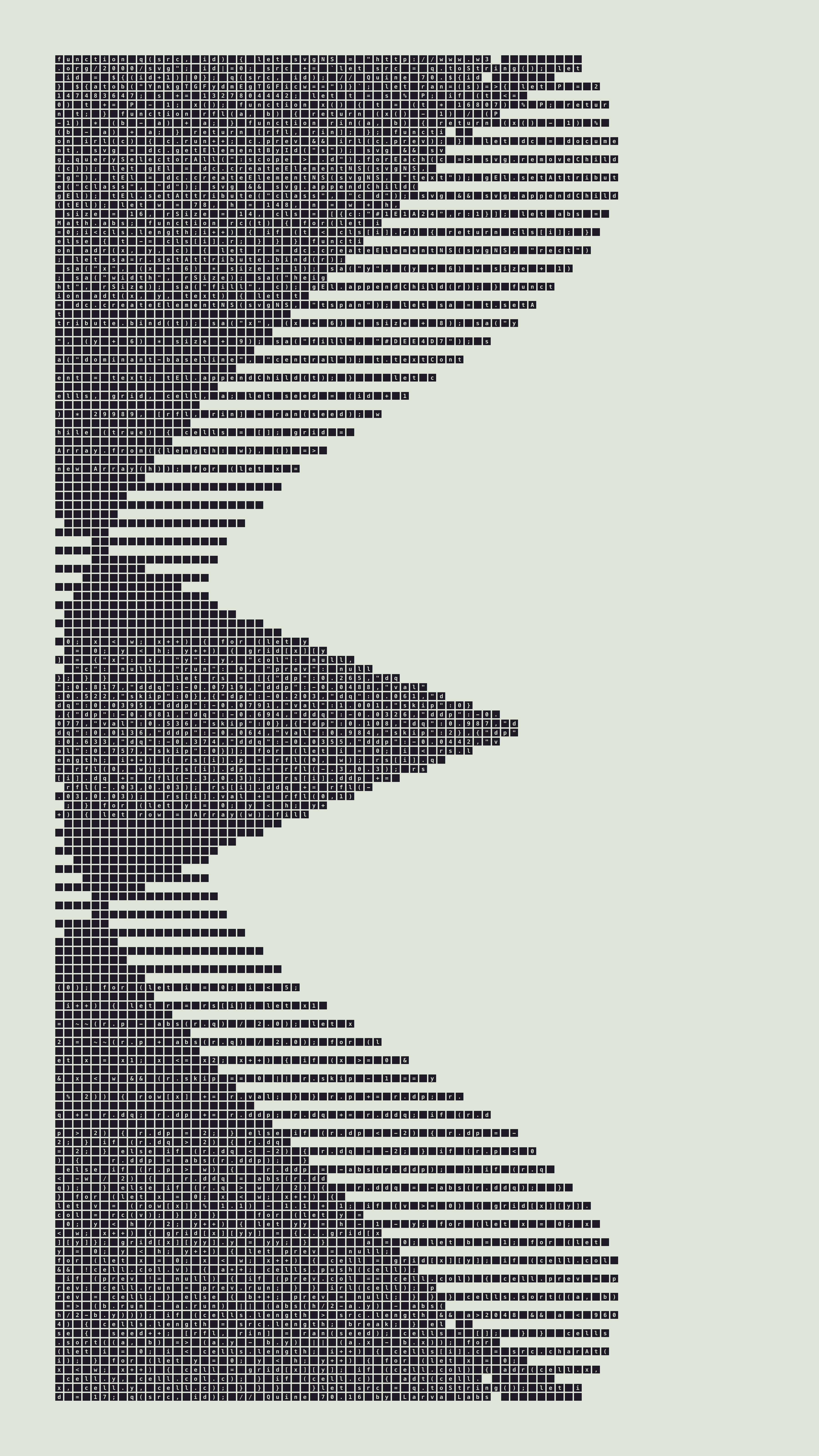 Quine #70 — Generation 16