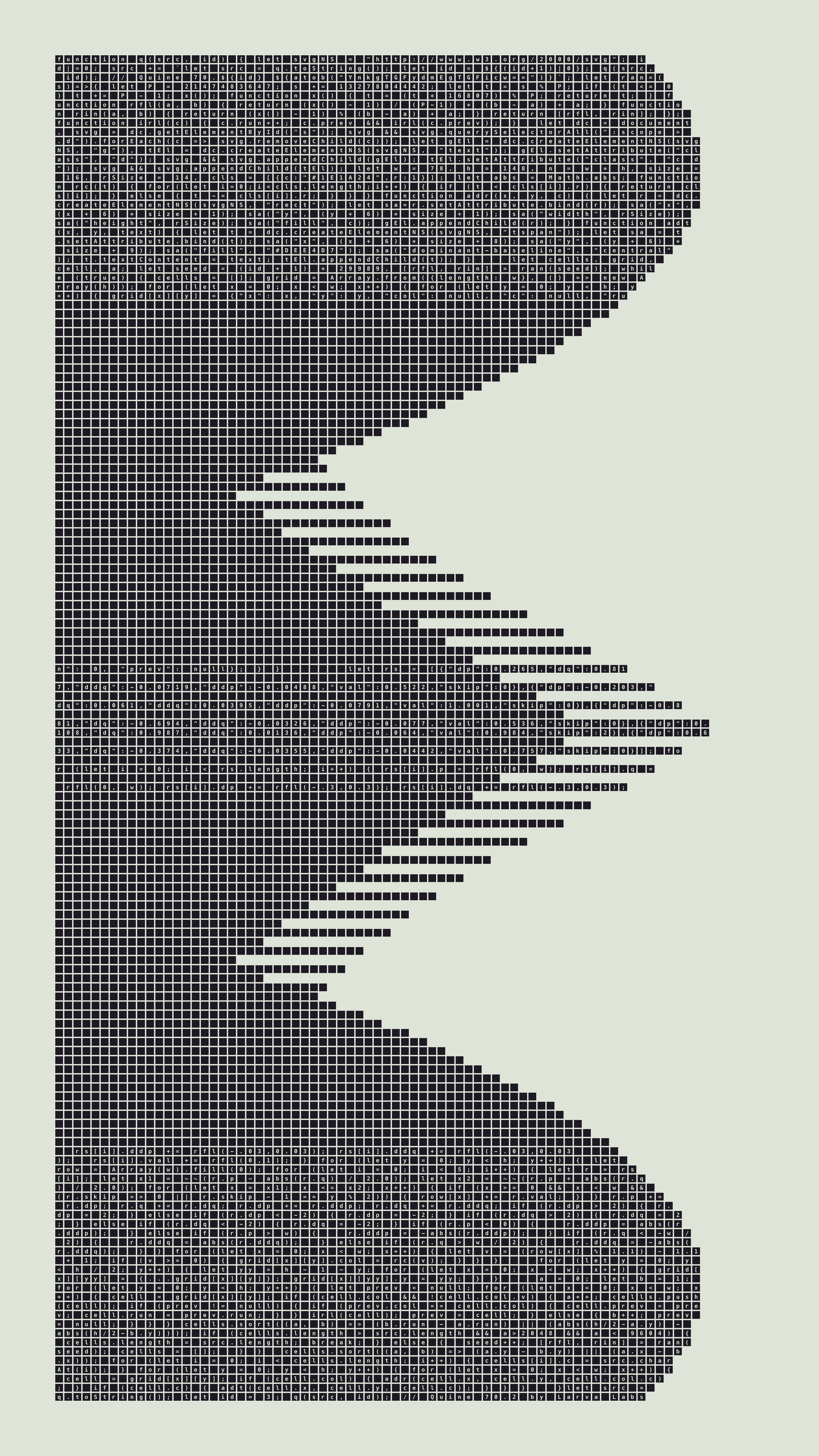 Quine #70 — Generation 2