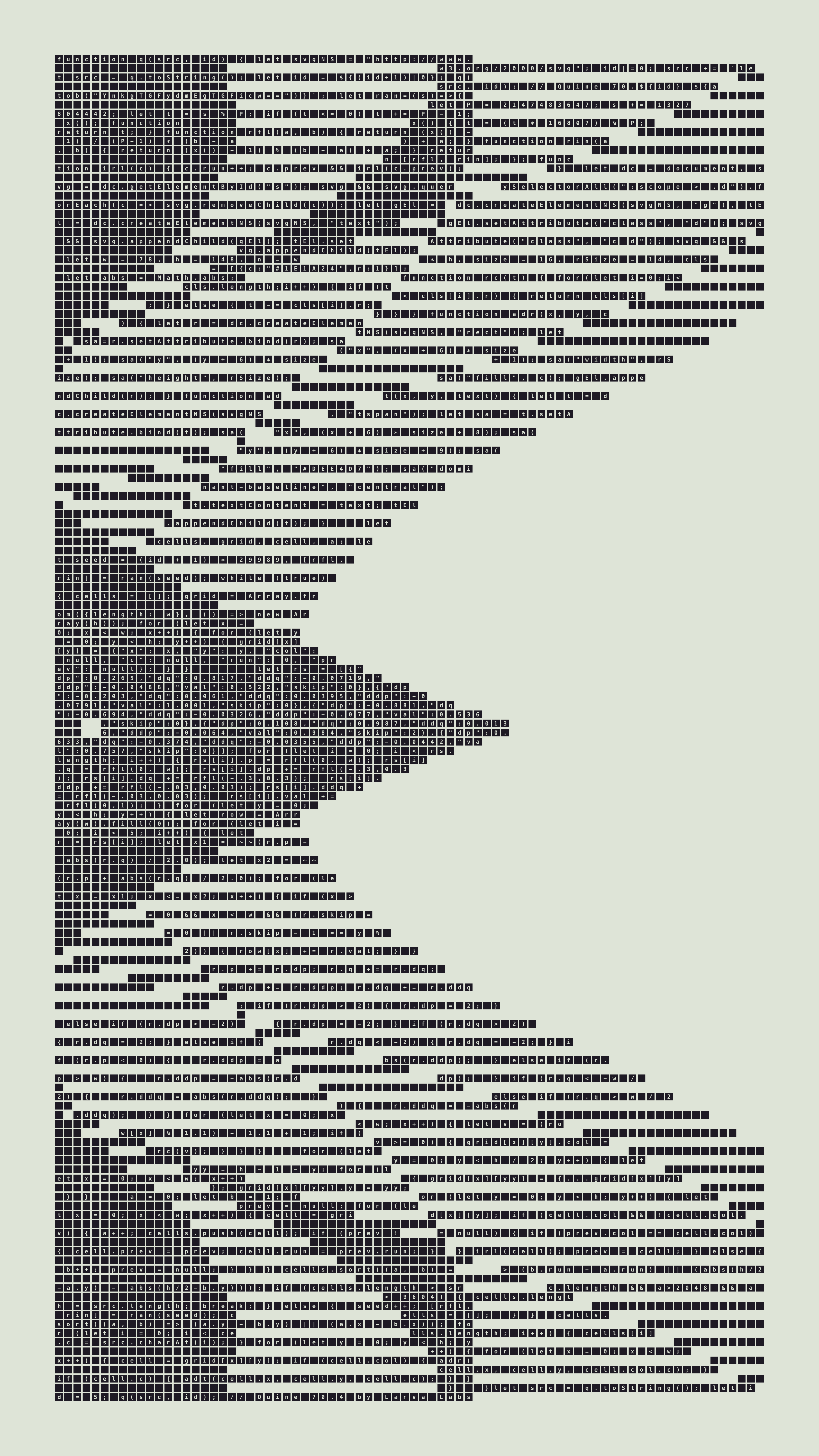 Quine #70 — Generation 4