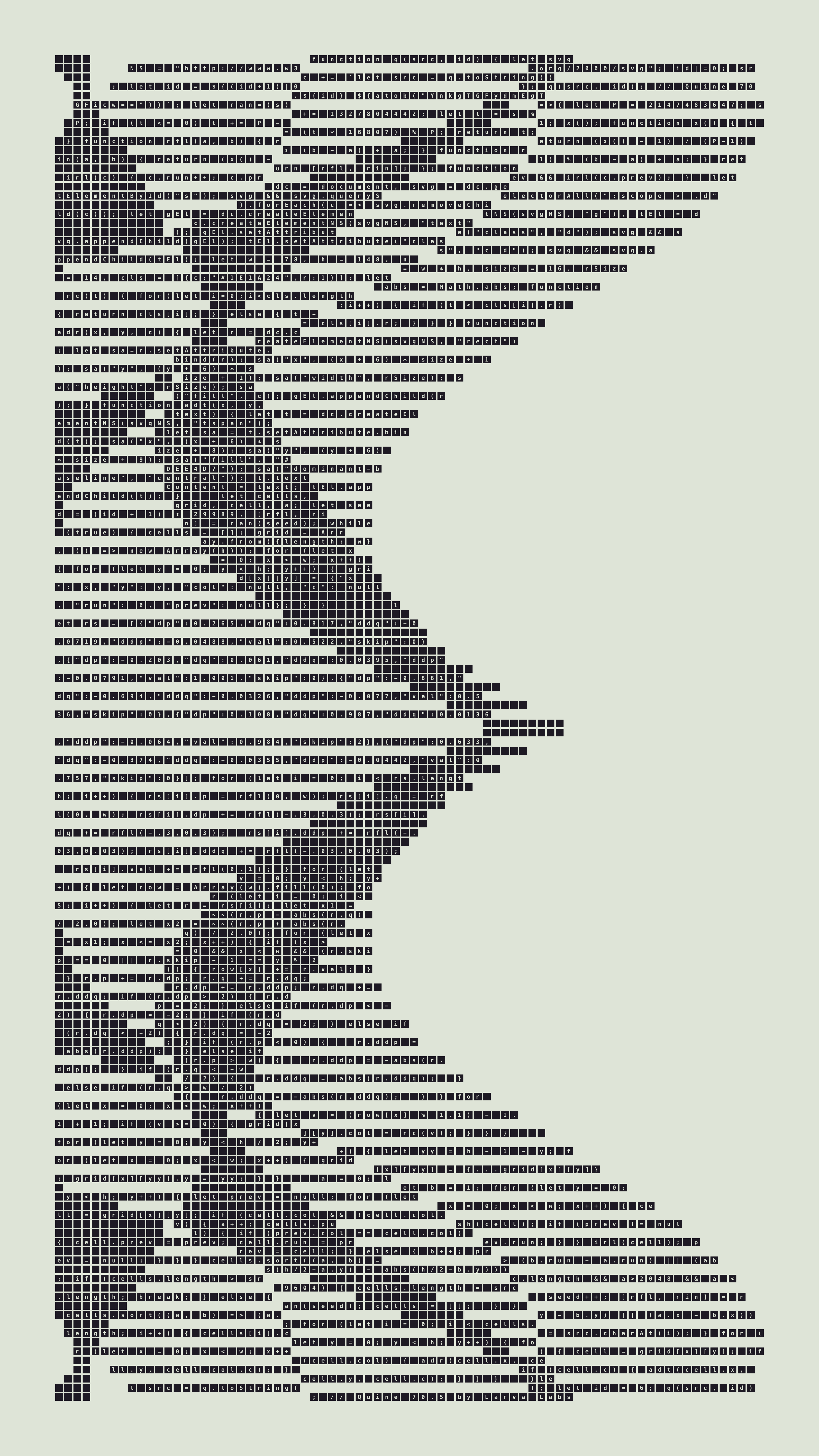 Quine #70 — Generation 5