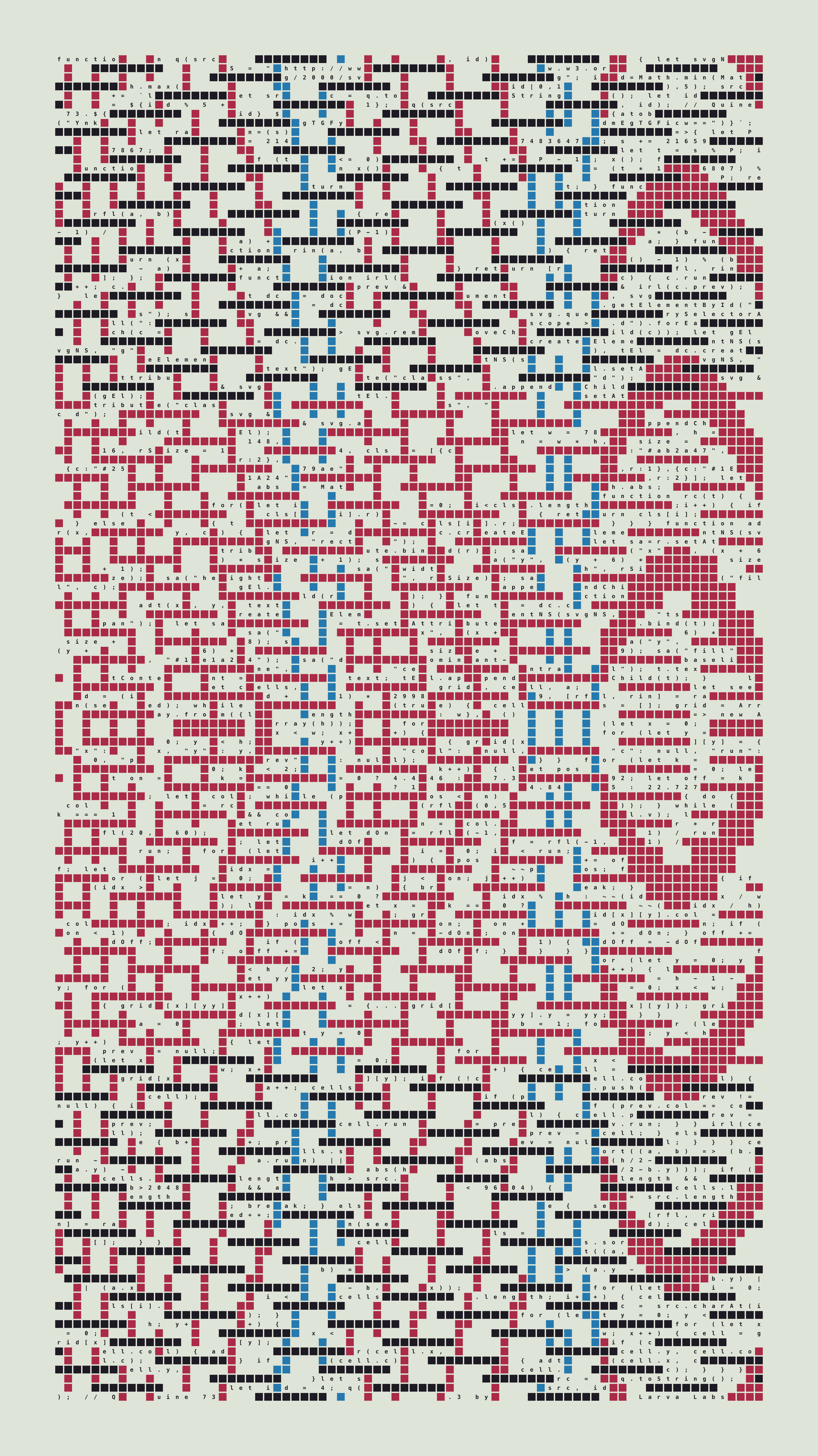 Quine #73 — Generation 3