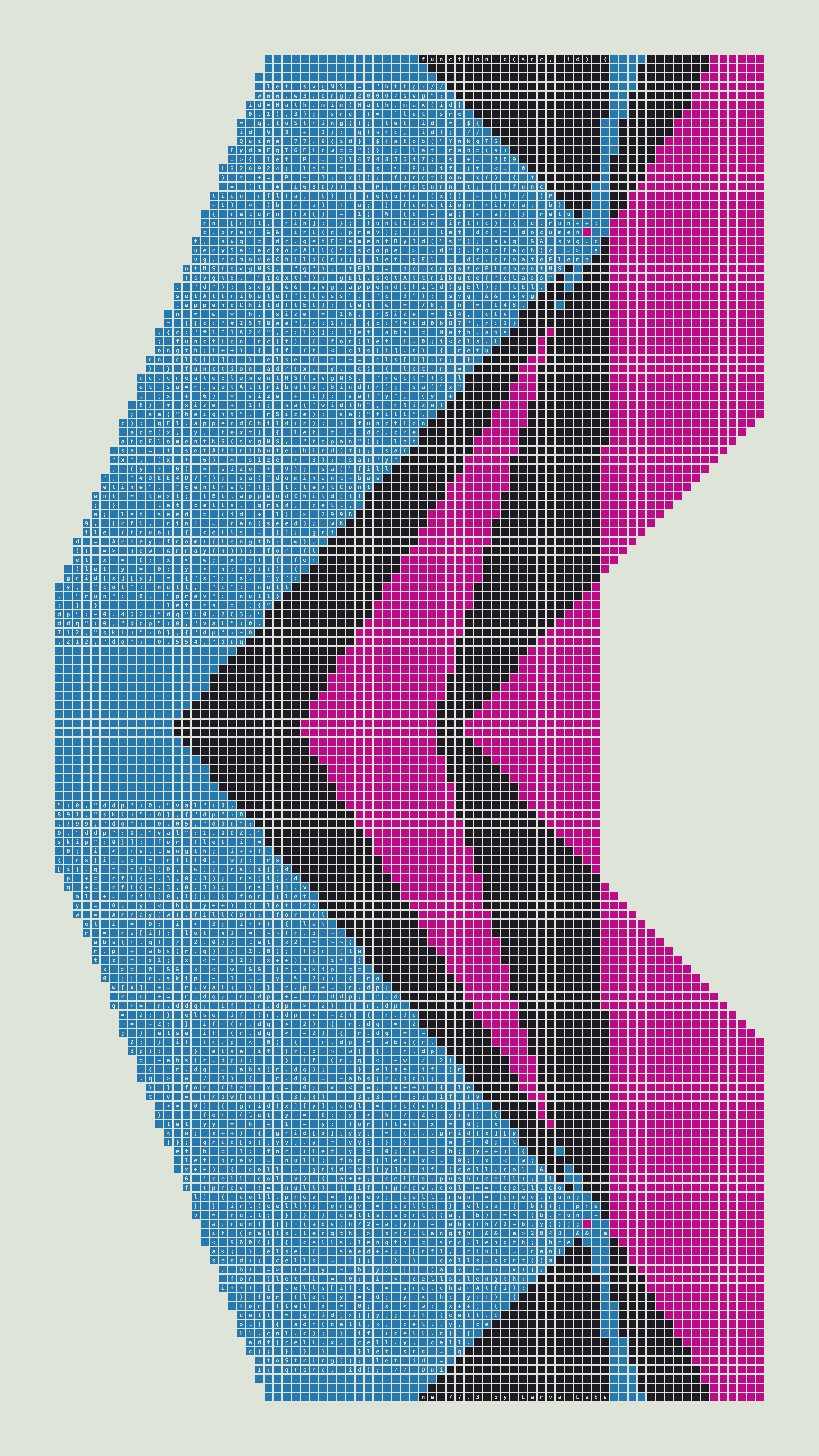 Quine #77 — Generation 3