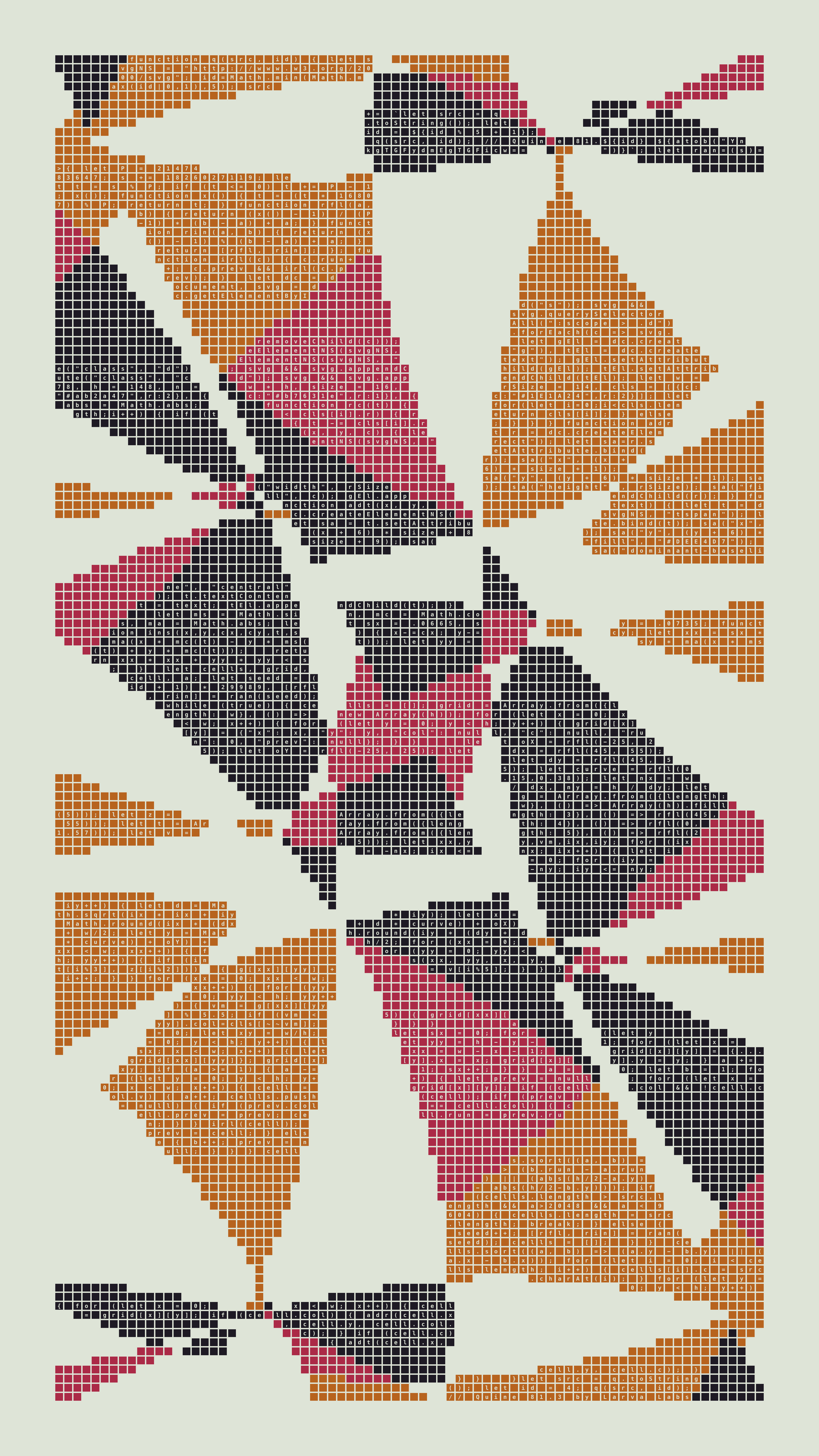 Quine #81 — Generation 3 (poster)