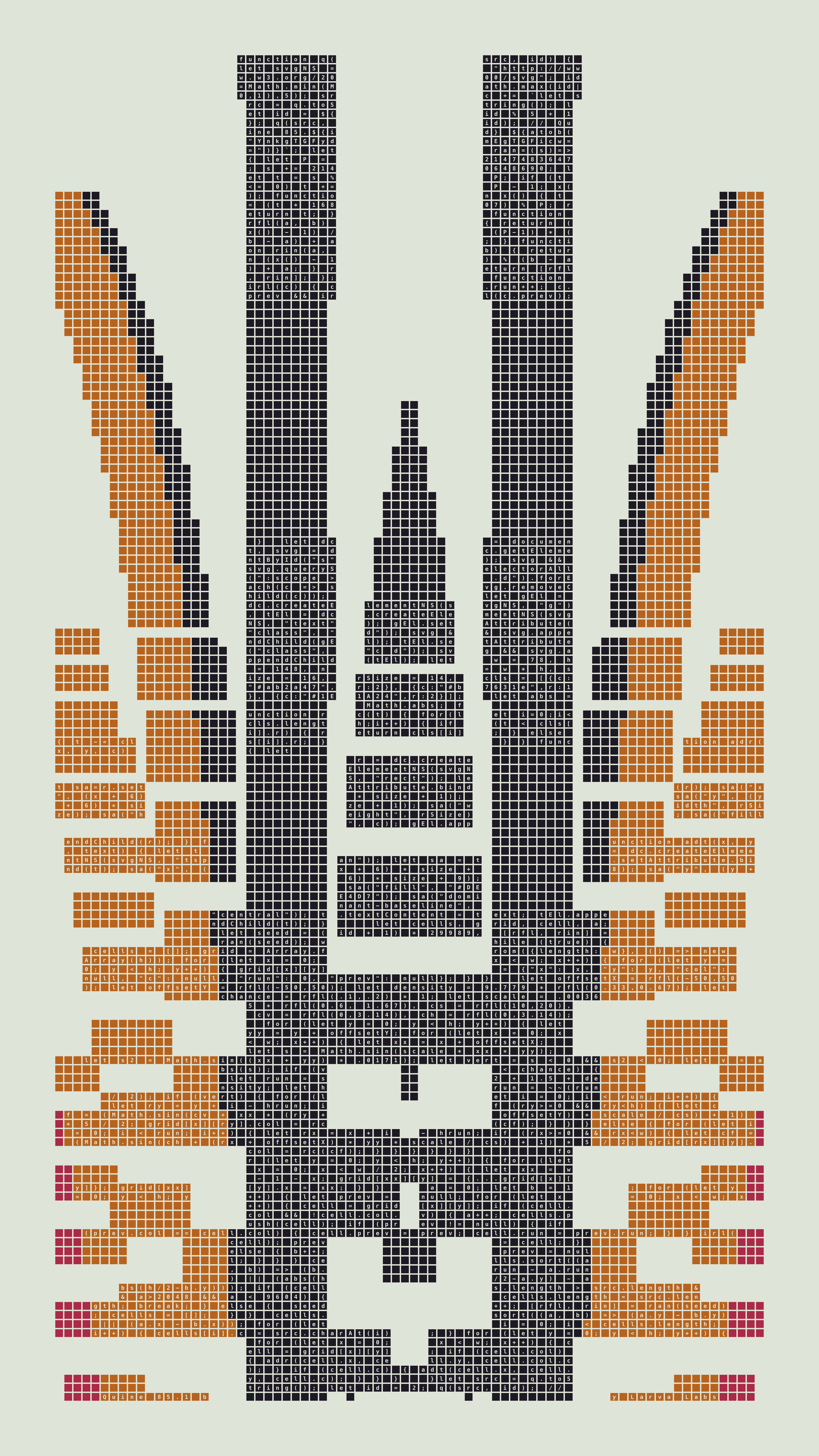 Quine #85 — Generation 1 (poster)