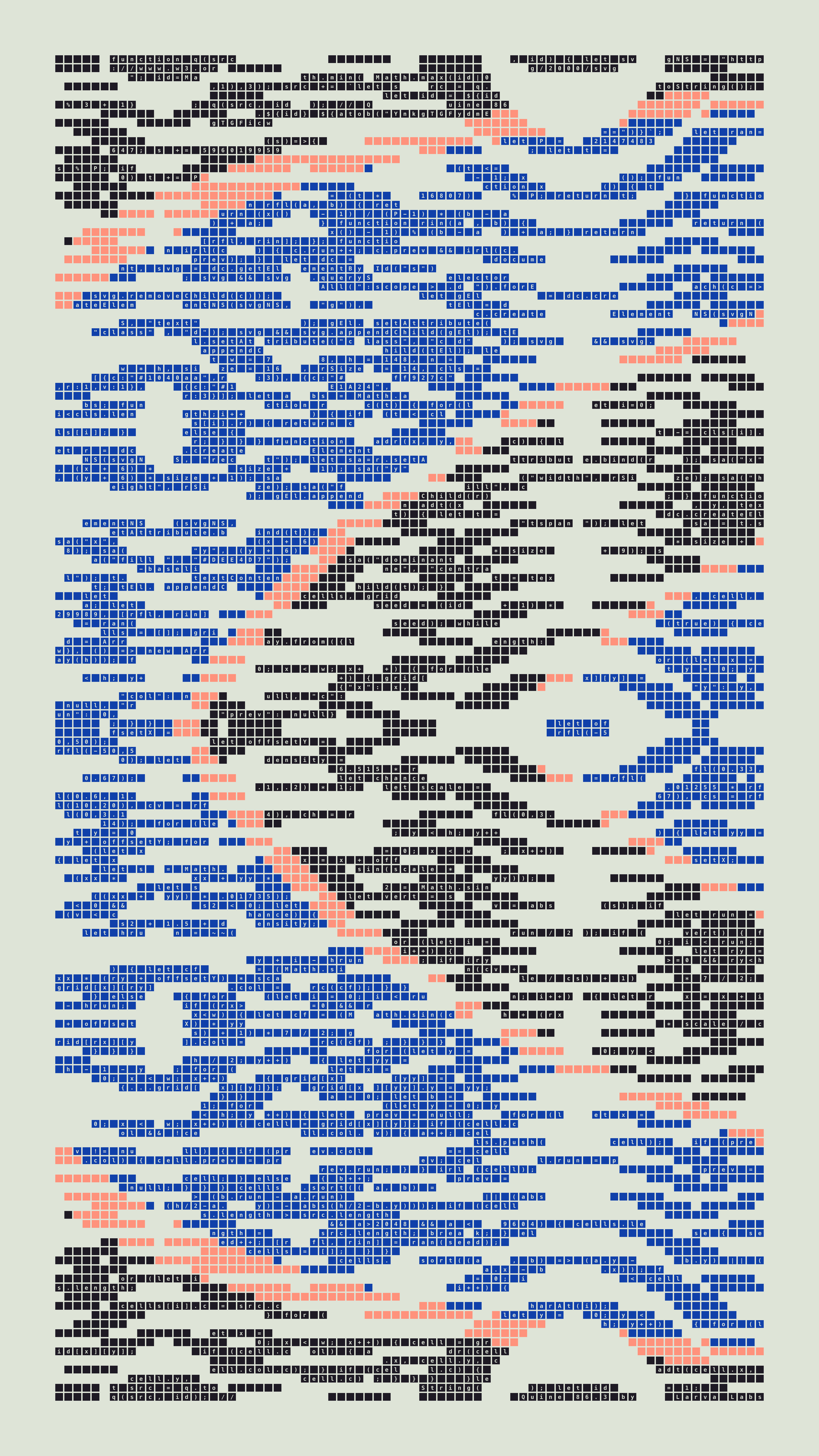 Quine #86 — Generation 3 (poster)