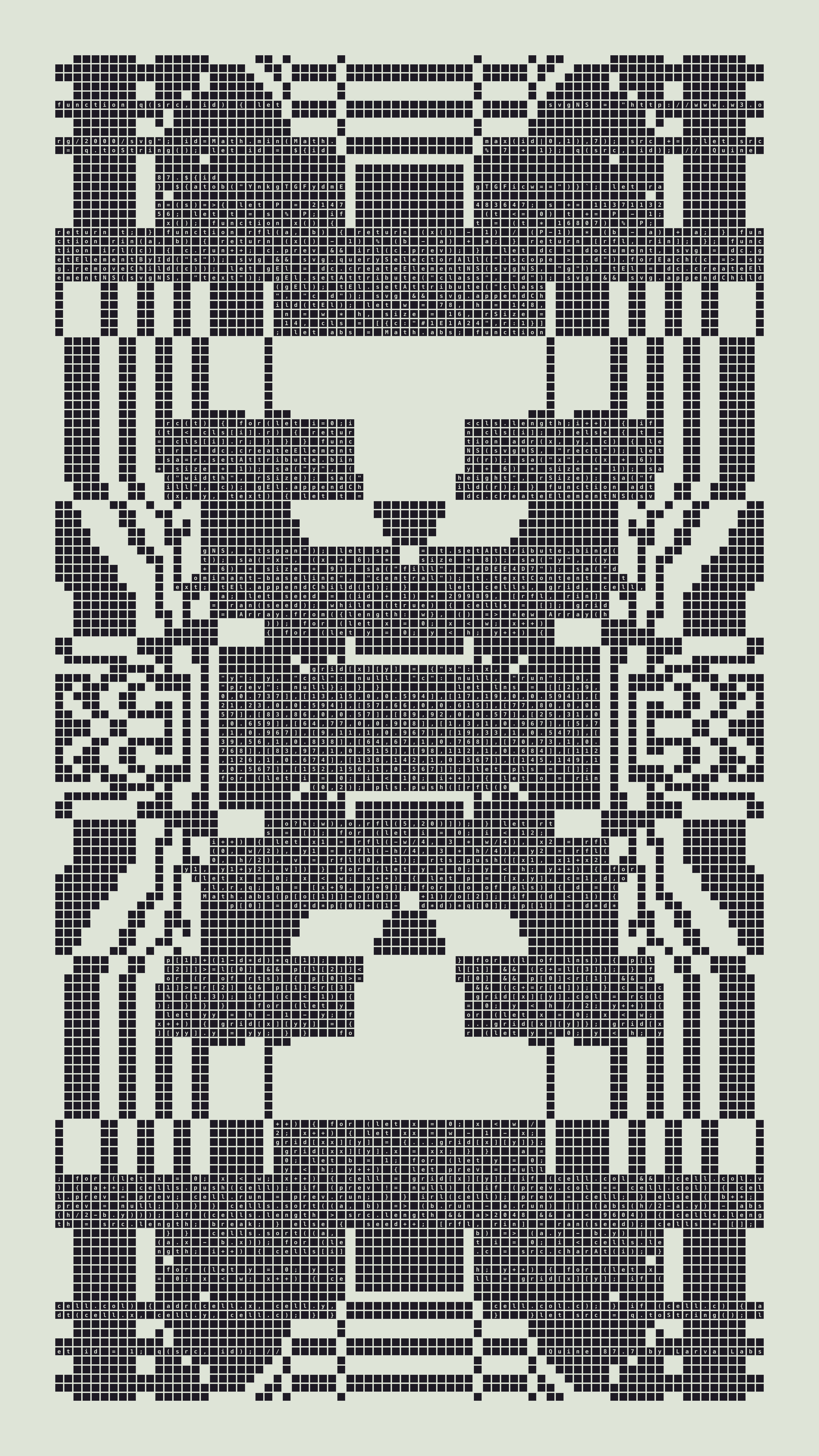 Quine #87 — Generation 7