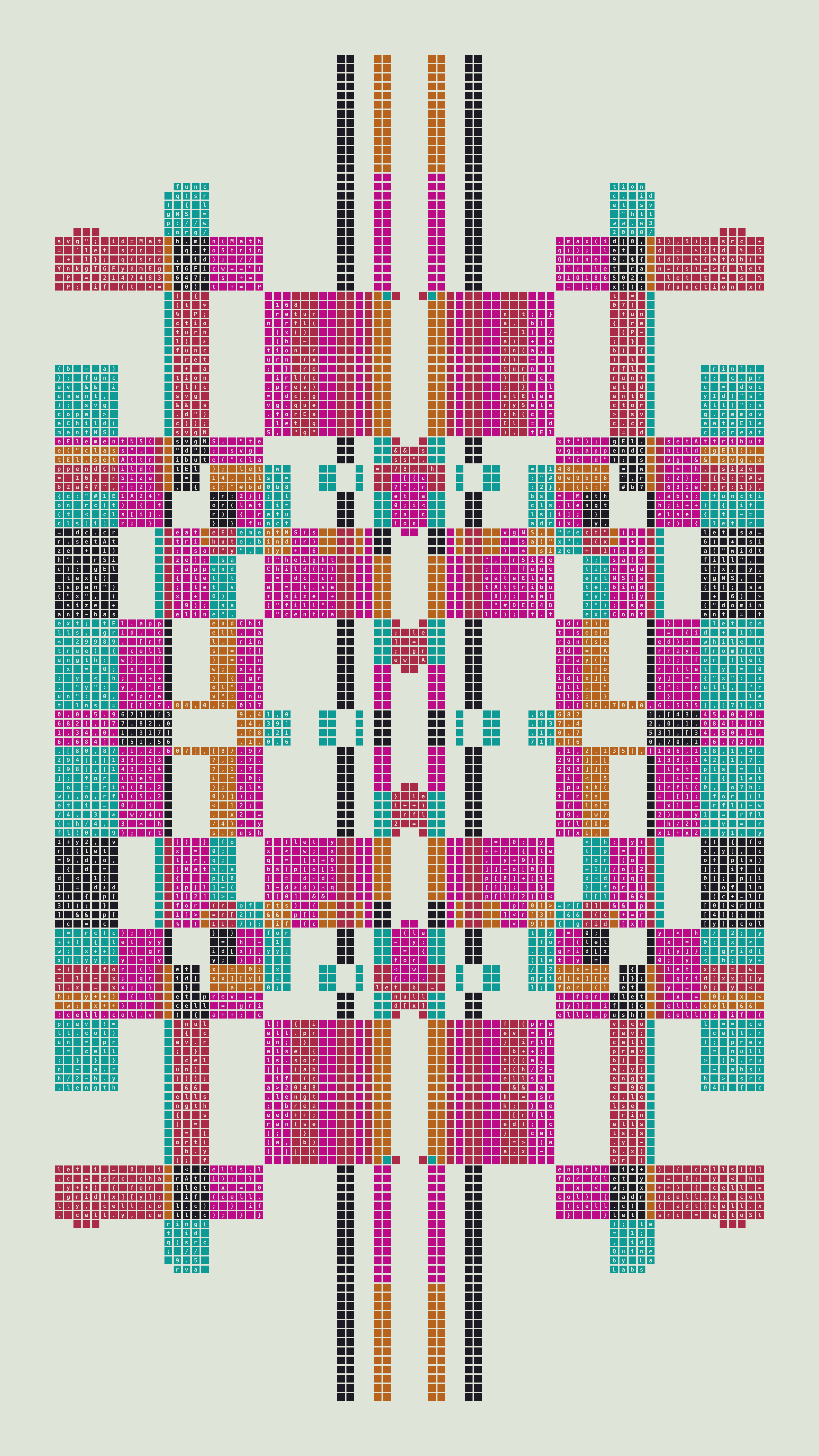 Quine #9 — Generation 5 (poster)