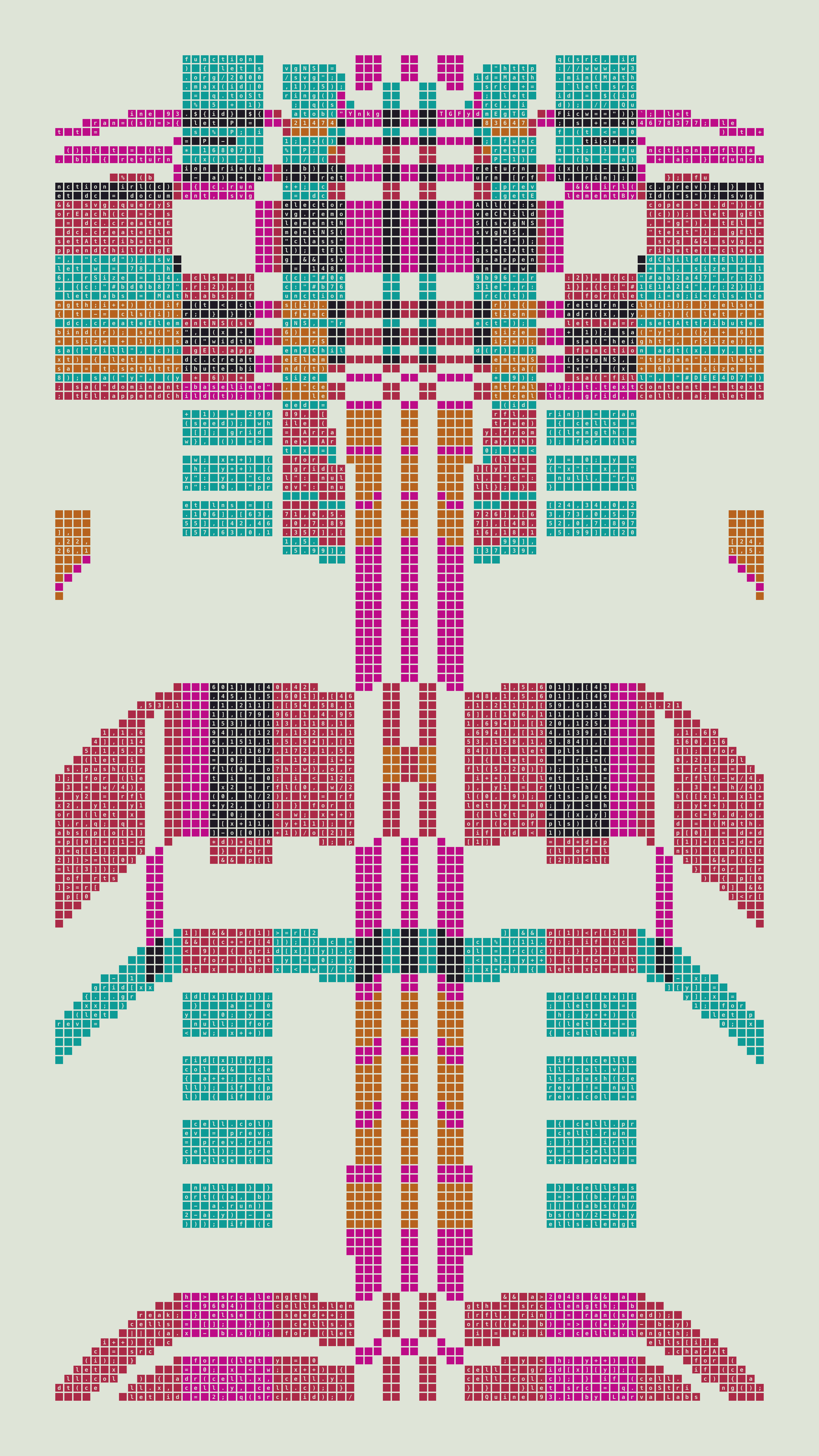 Quine #93 — Generation 1 (poster)
