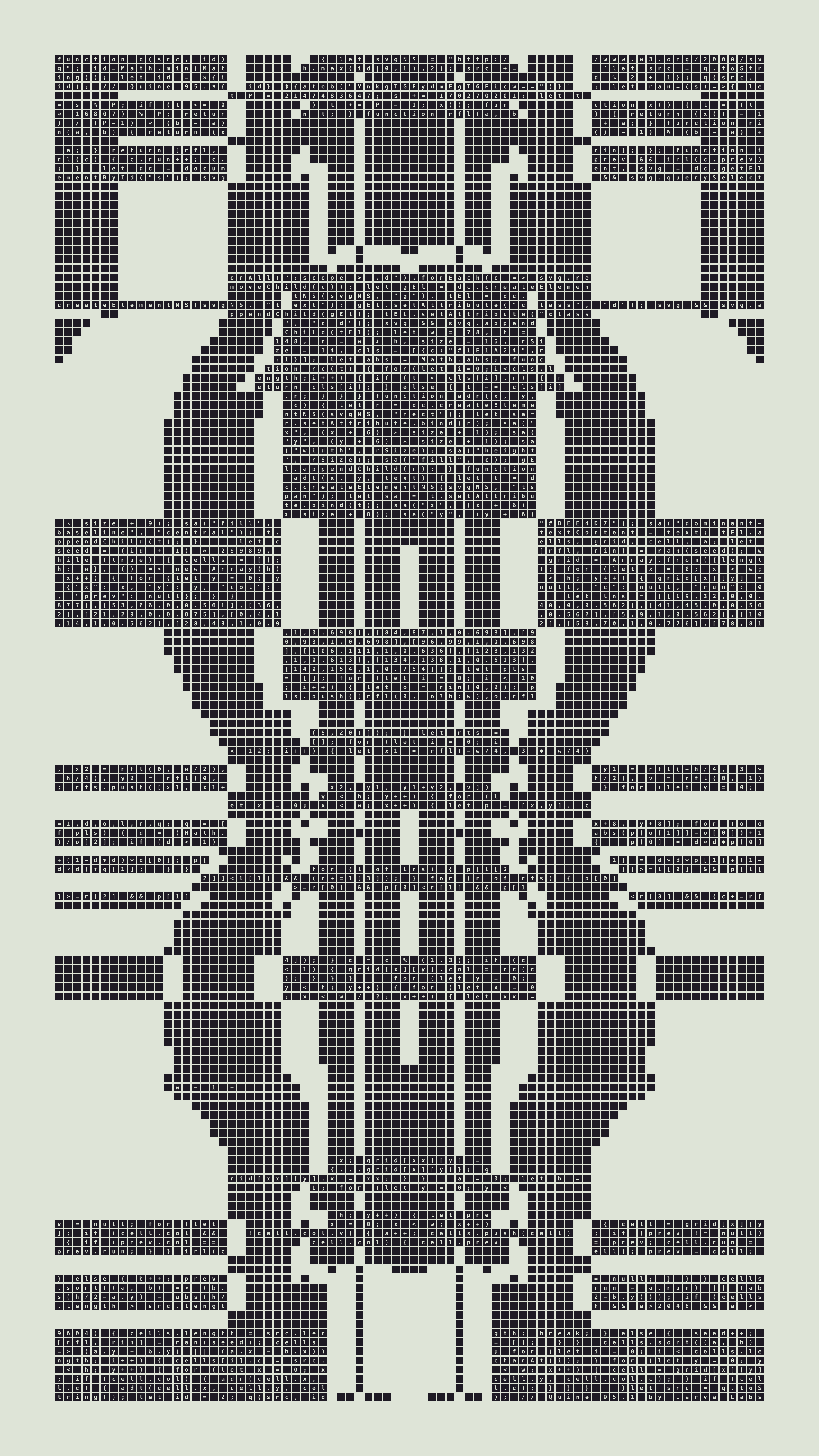 Quine #95 — Generation 1 (poster)