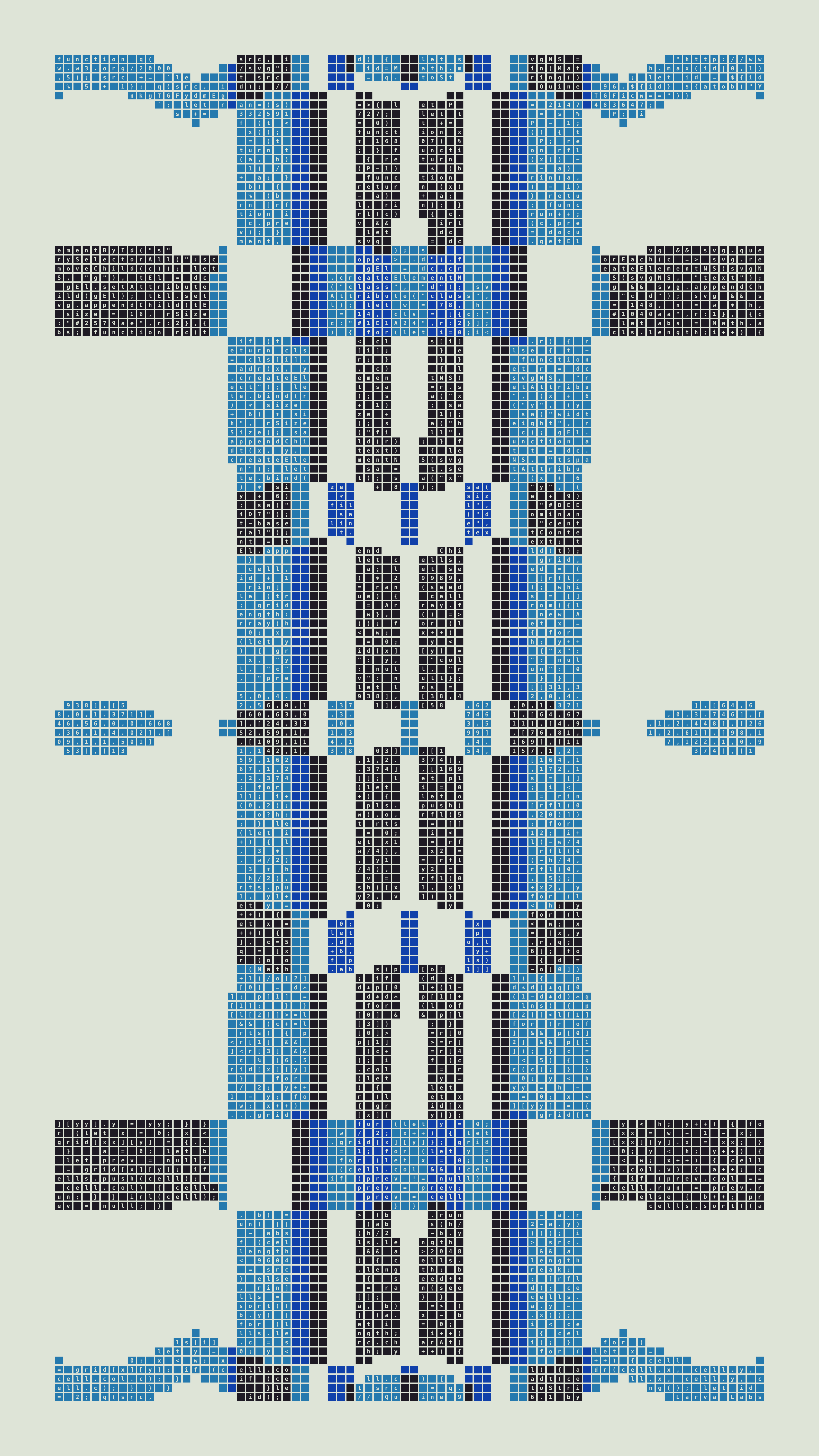 Quine #96 — Generation 1 (poster)