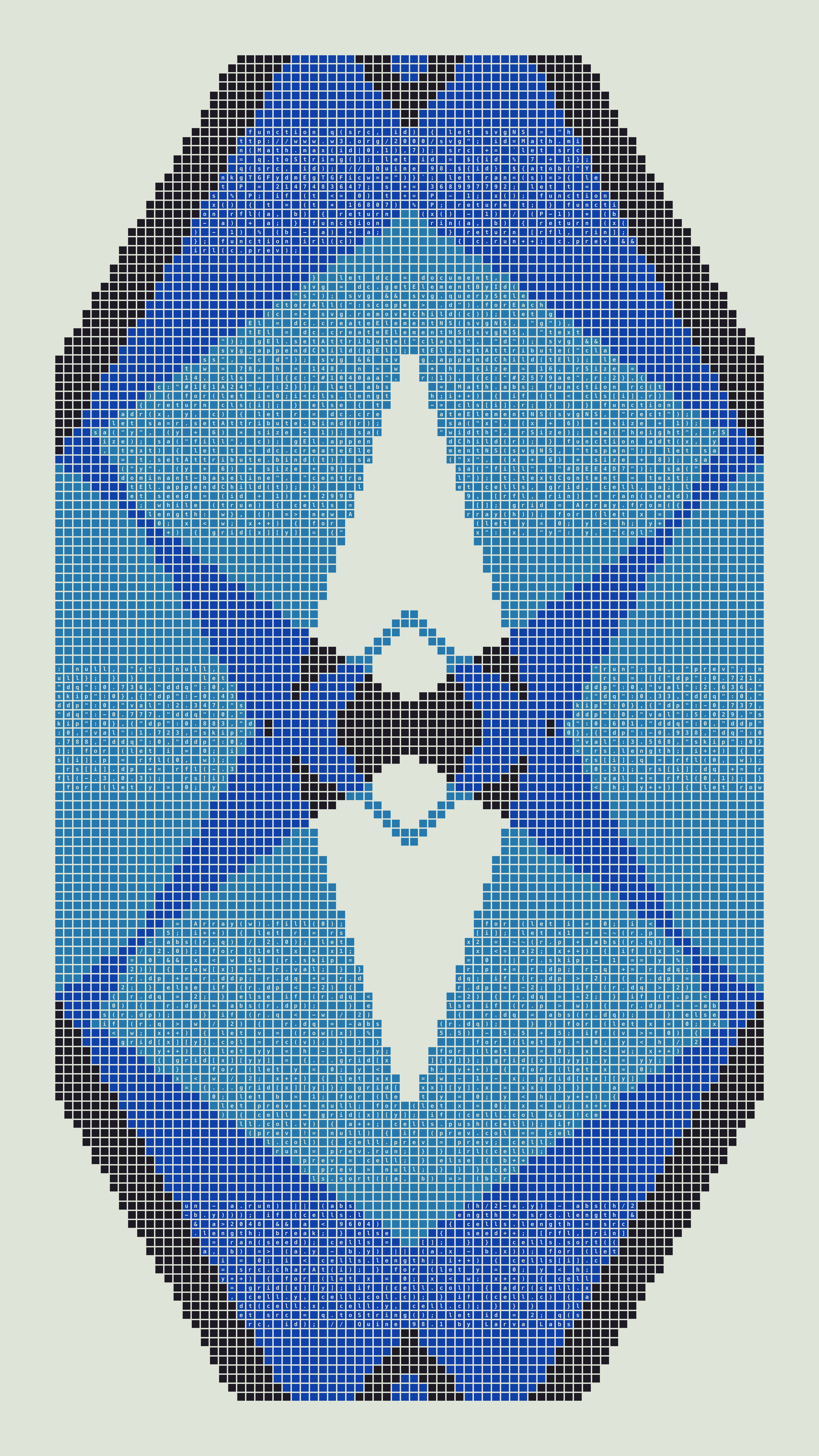 Quine #98 — Generation 1 (poster)