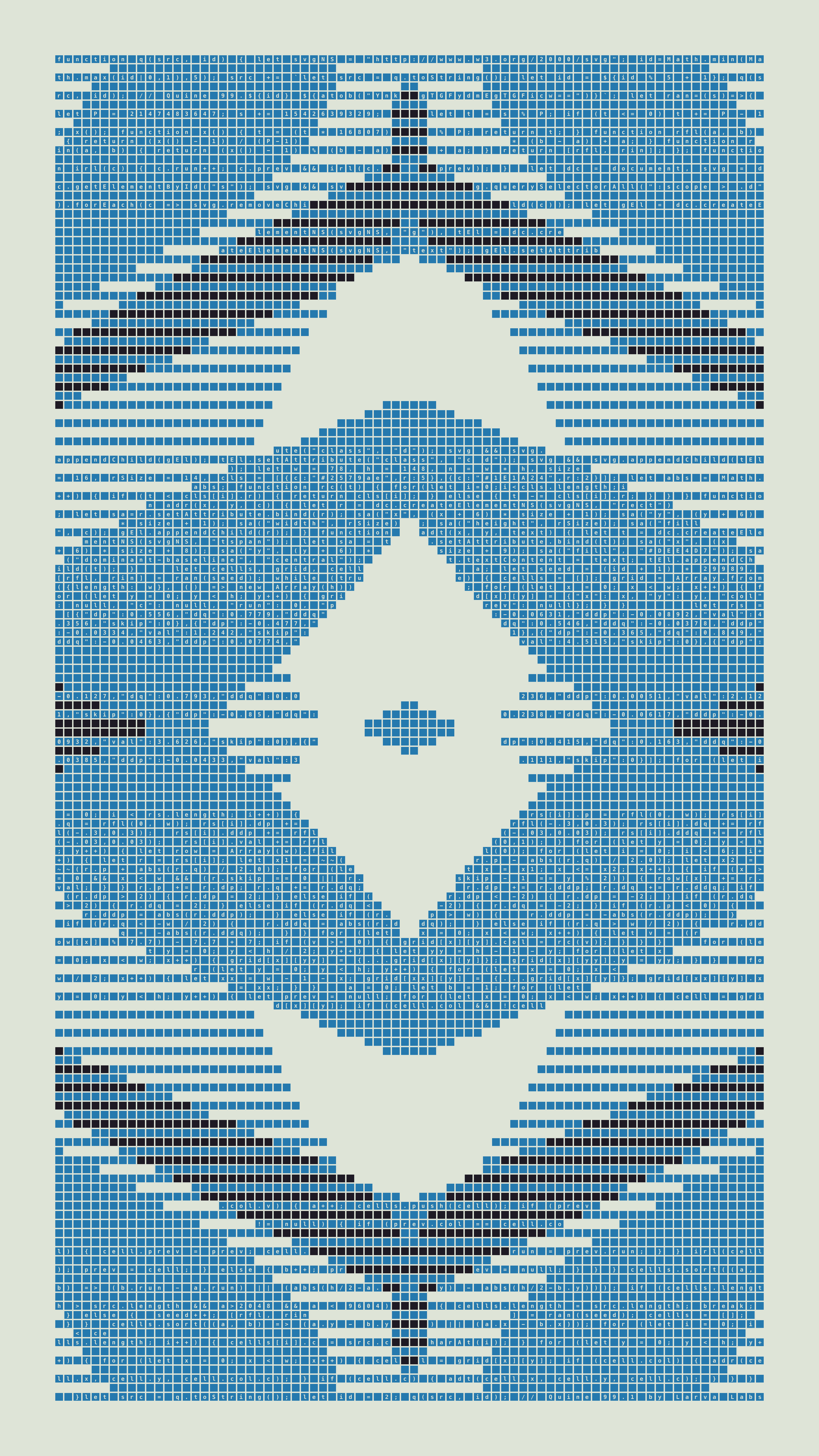 Quine #99 — Generation 1 (poster)